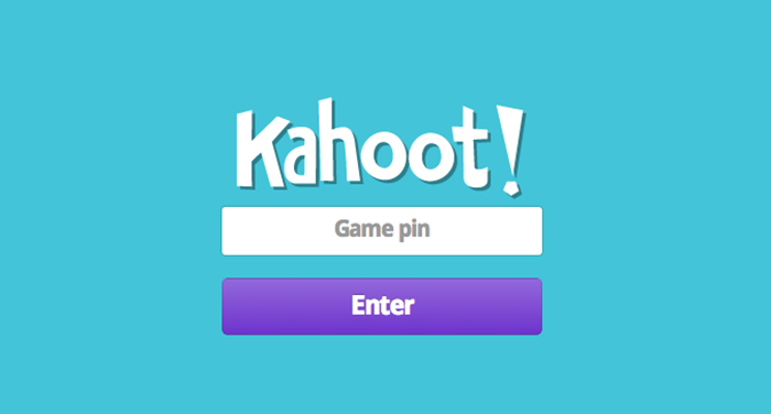 Kahoot web site