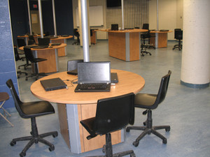 A Team Workstation in an Active Learning Classroom