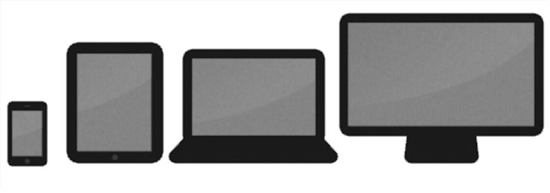 Différents formats d’écrans auxquels peut s’adapter un site web