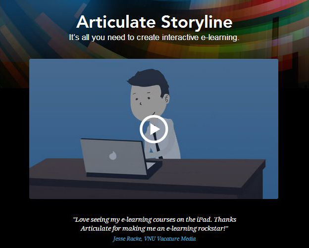 Articulate storyline, it's all you need to create to create interactive courses