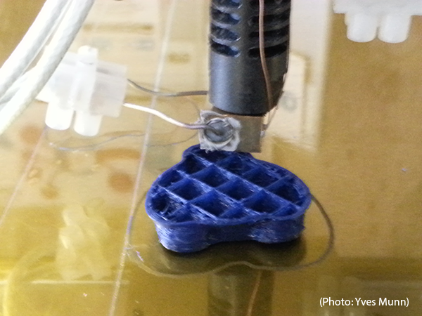 L’imprimante 3D au travail